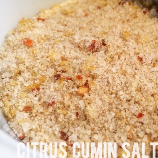 Citrus Cumin Salt or (How To Up Your Avocado Toast Game)